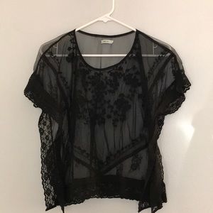 Black Lace Top